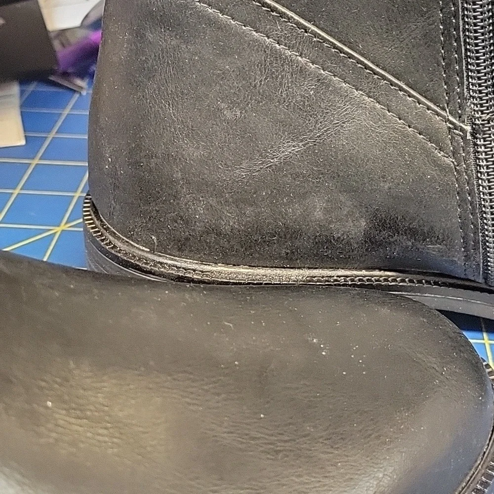 A New Day Memory Foam Black Over the Knee Boots Wide Calf NWT
